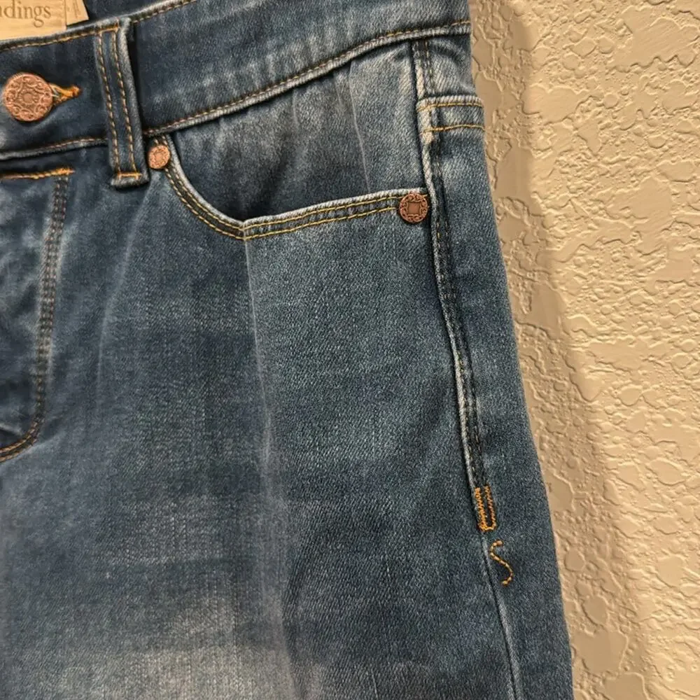 Soft Surroundings Womens Jean Shorts Size Small